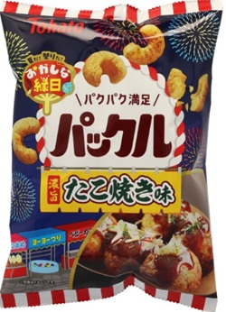 東ハト　おかしな縁日　パックル　たこ焼き味